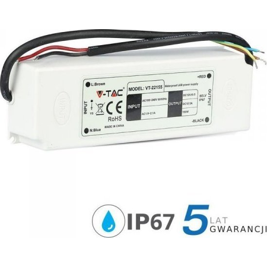 V-TAC VT-22155 3250 Tápegység Fehér (3250)