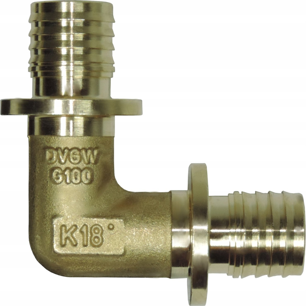  Tece Kolano 90° 20mm mosiądz - 707020