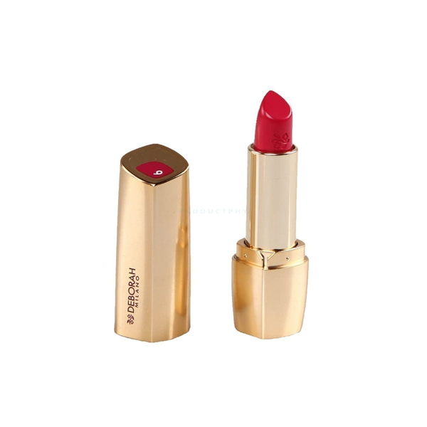 Ajakrúzs Deborah piros 09 cherry pop szatén kimonó stift