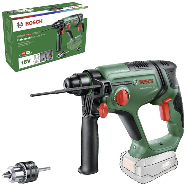 Bosch UniversalHammer 18V akkus fúrókalapács akkumulátor és töltő nélkül (06039D6001)
