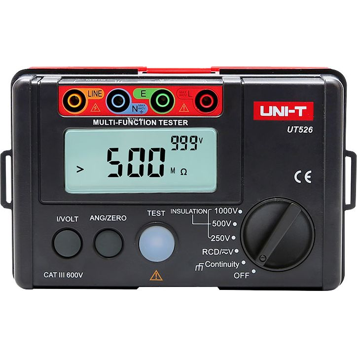 Uni-T UT526 többfunkciós mérőműszer villanyszerelőknek (LEC-MIE0133)