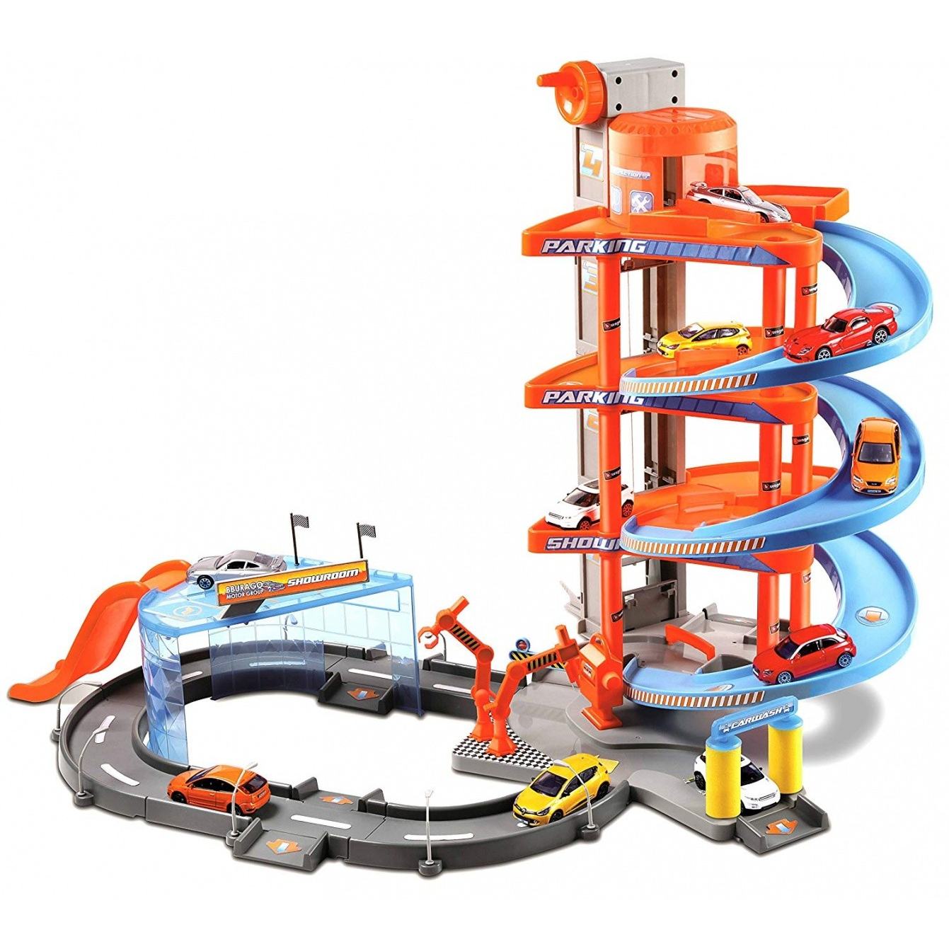 Bburago Mega Parkolóház 2 darab kisautóval (18-30031)