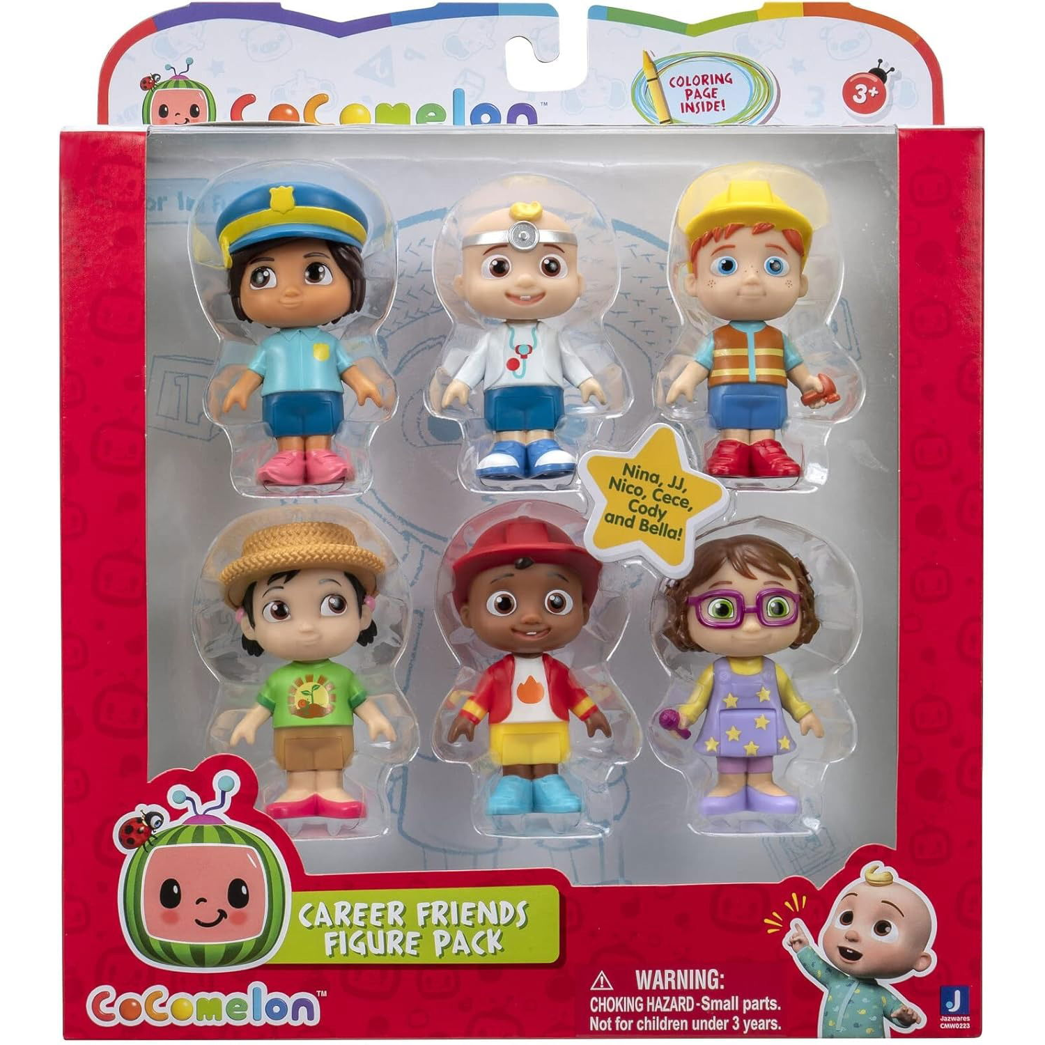 Cocomelon játékgyűjtemény (6 darabos készlet) (191726433491)