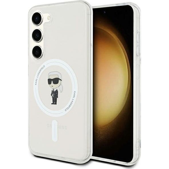 Karl Lagerfeld IML Ikonik S24 MagSafe tok, átlátszó KLHMS24SHFCKNOT (KLD1950)