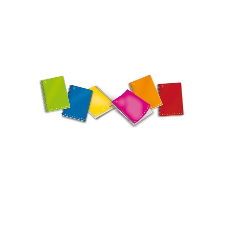 Pigna Monocromo 70 lapos A5 kockás spirálfüzet többfajta (P1112-0307)