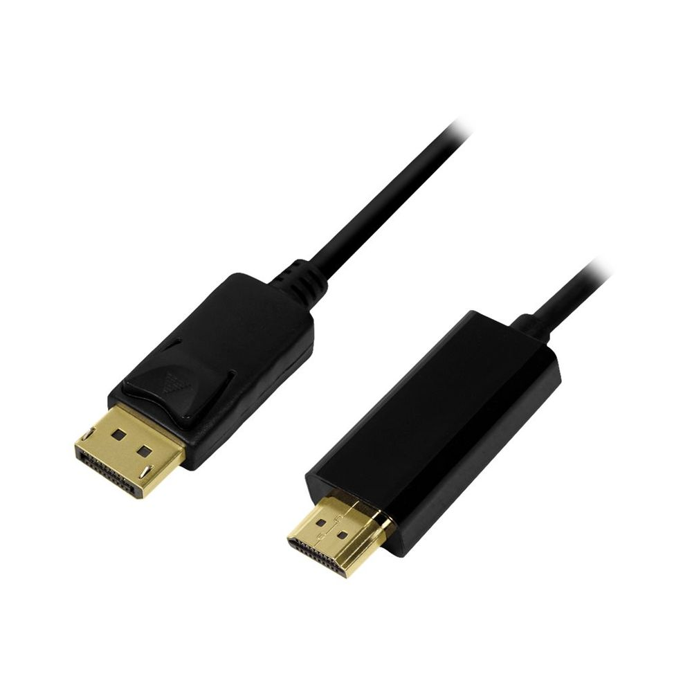 LogiLink DisplayPort 1.2 - HDMI kábel 3m (CV0128) (CV0128)