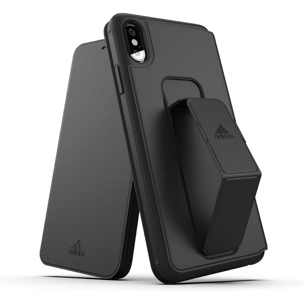 Adidas SP Folio Grip Case Apple iPhone Xs Max Tok - Fekete (32859)