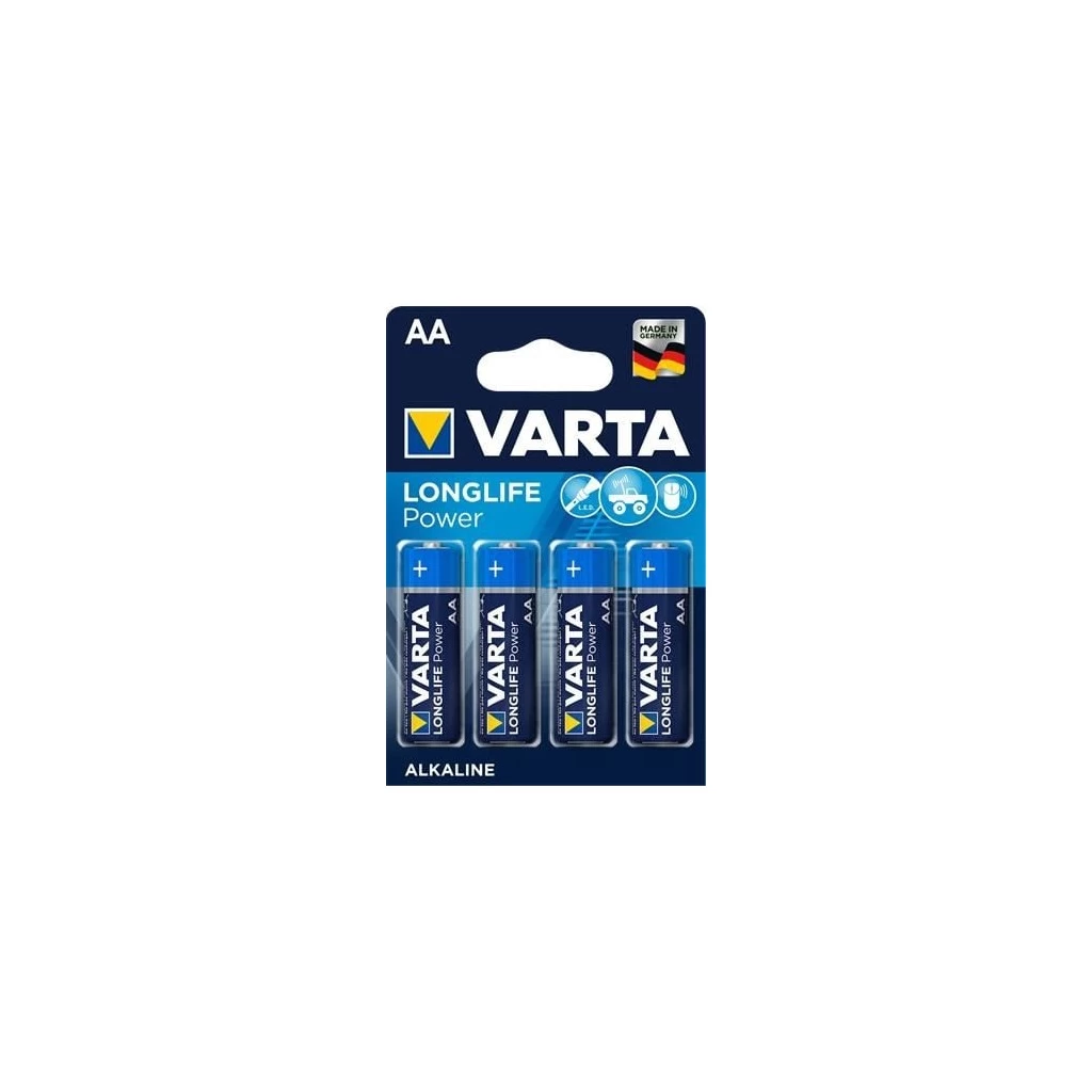 Varta Longlife Power alkáli elem AA/LR6 1.5 V (4db/csomag) (4906121414)