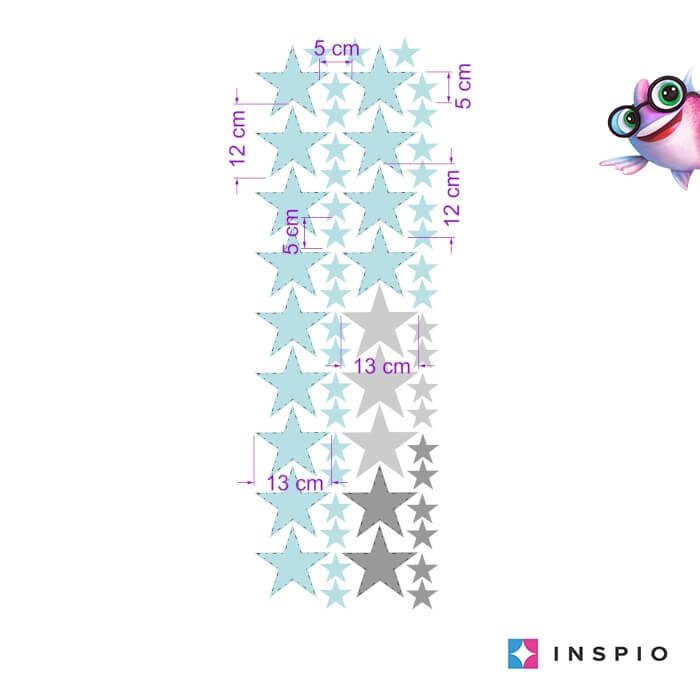 Falmatrica - Mentaszínű csillagok (9343f)