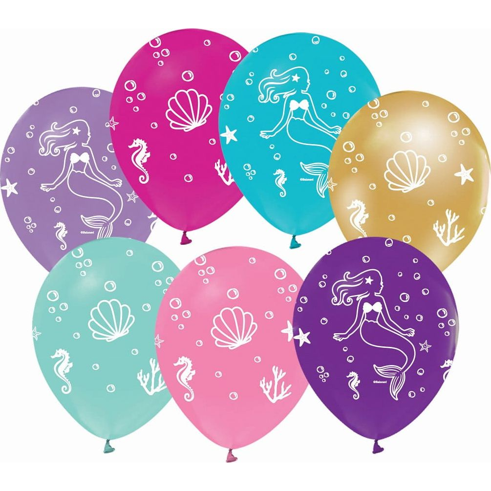 Underwater World, Vízivilág Lufi Szett - 5 db, 30 cm (3150179)