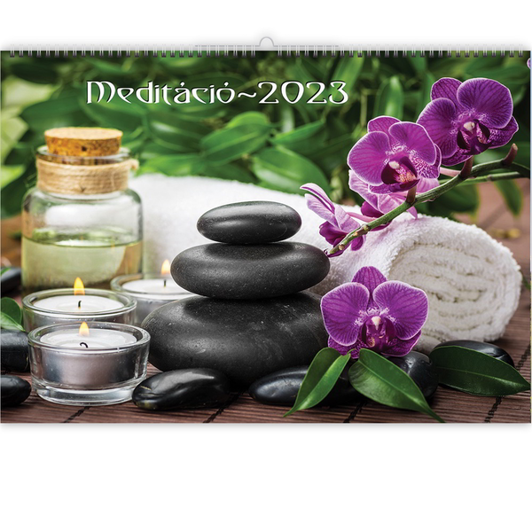 Realsystem 460 x 320mm 2023 Falinaptár - Meditáció