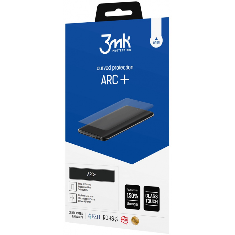 3mk ARC+ Xiaomi 12 Pro Edzett üveg kijelzővédő (5903108455480)
