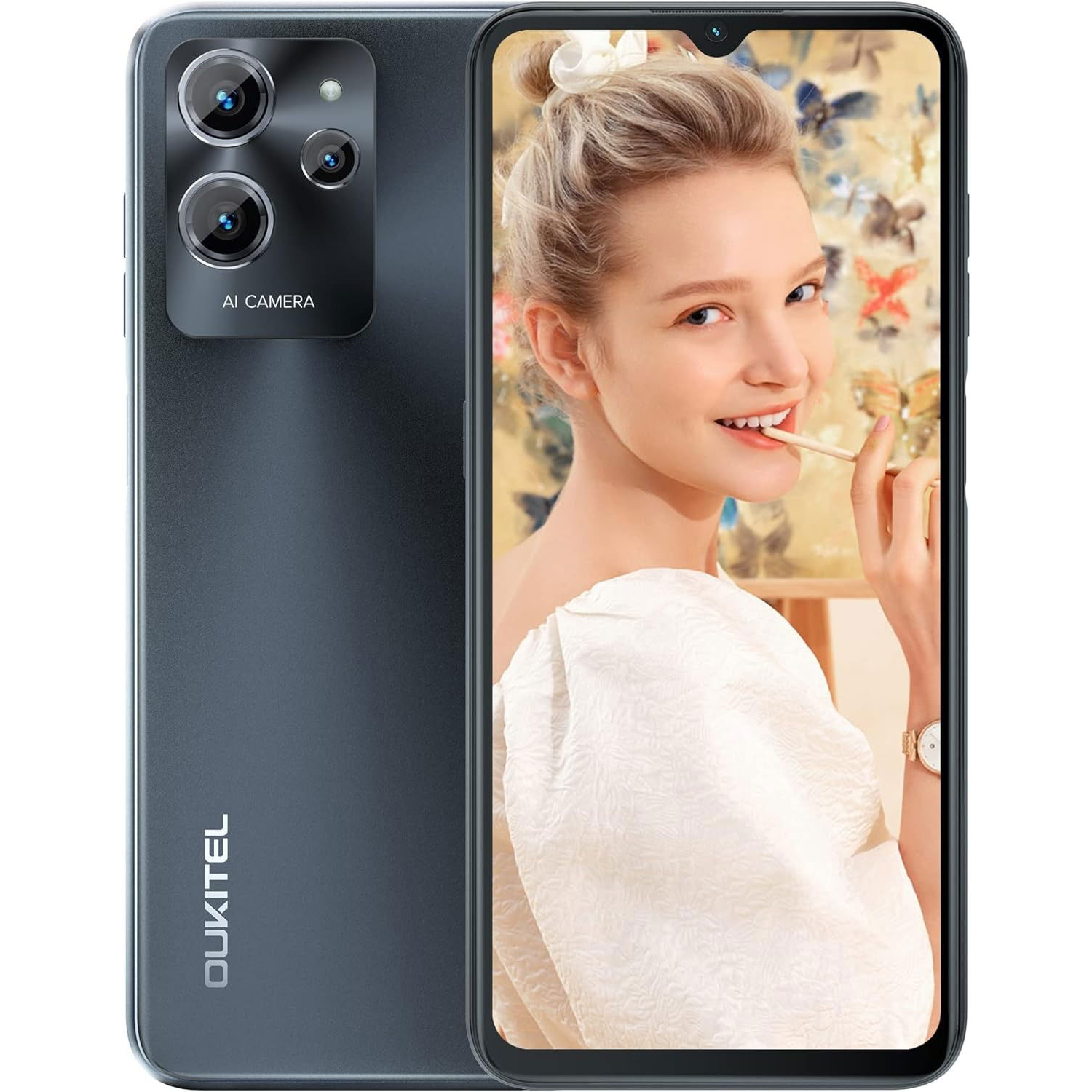 Oukitel C32 8GB / 128GB, fekete (OUK133b1)