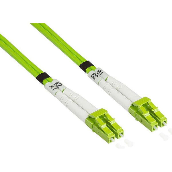Alcasa LW-802LC5 optikai kábel 2 m LSZH OM5 LC Zöld
