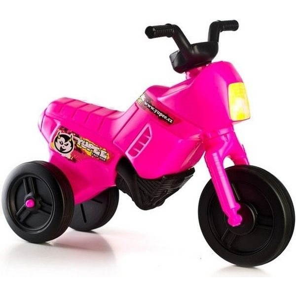 Enduro Yupee, kis méretű,lábbal hajható jármű, rózsaszín (8592190503024)