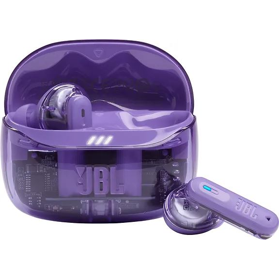 JBL Tune Beam 2 Ghost Edition Слушалки Безжичен В ухо Музика/Всеки ден Bluetooth Пурпурен