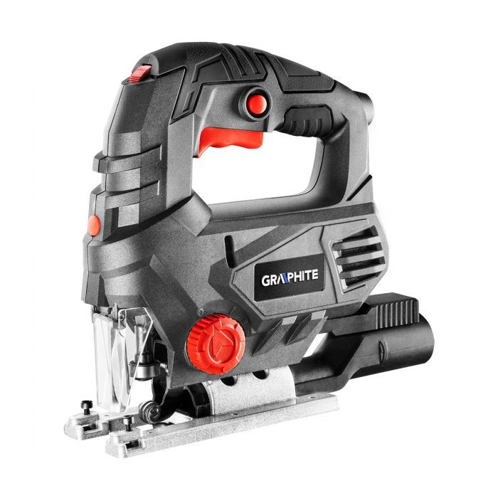 Graphite 58G077 Dekopírfűrész 800W 0-3100/min alu talp koffer (Graphite 58G077)