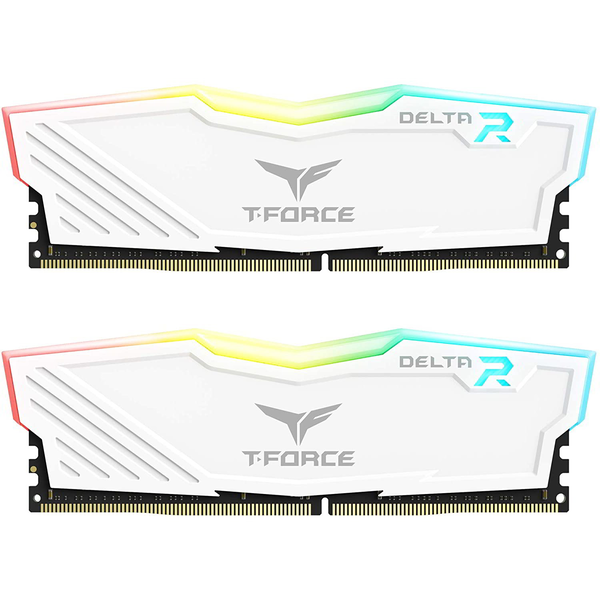 TeamGroup T-Force Delta RGB 16GB DDR4 3200MHz Dual Kit Fehér