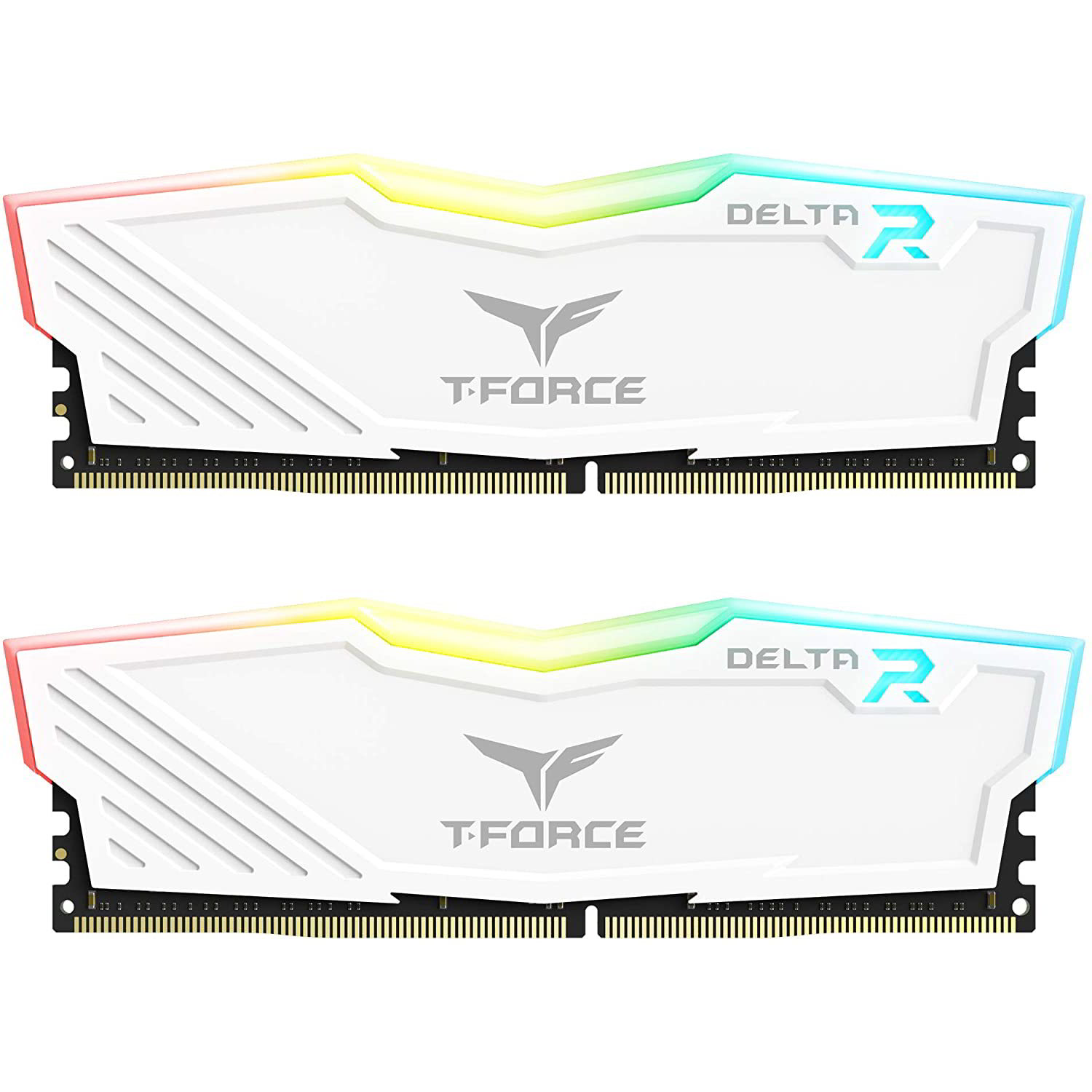 TeamGroup T-Force Delta RGB 16GB DDR4 3200MHz Dual Kit Fehér (TF4D416G3200HC16FDC01)