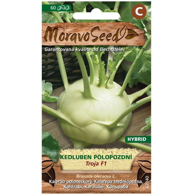 Karalábé félkései TROJA F1- hibrid, fehér (1235mm)