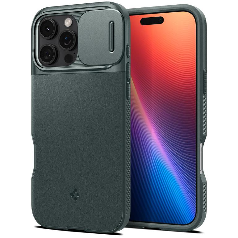Spigen Optik Armor MagSafe Abyss Green iPhone 16 Pro tok (ACS08150)