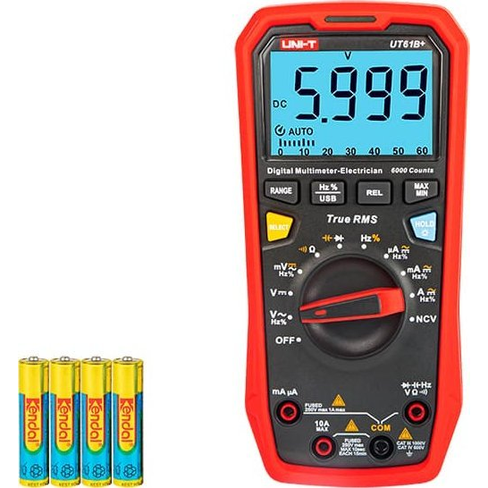 UNI-T DigitálisMultiméter Mérőműszer  Ut61B+ (50-210#)