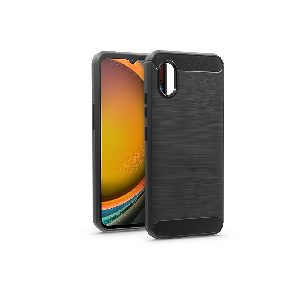 Samsung SM-G556B Galaxy Xcover 7 szilikon hátlap - Carbon - fekete (HF287657)