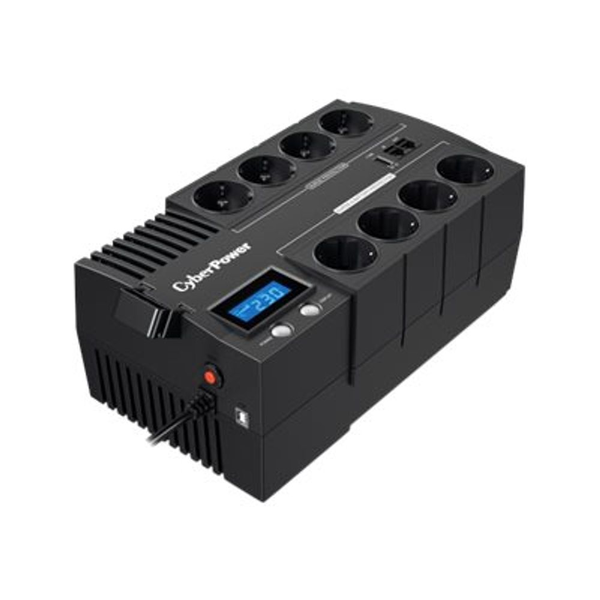 CyberPower BR700ELCD szünetmentes tápegység (UPS) Vonal interaktív 0,7 kVA 420 W 8 AC kimenet(ek)