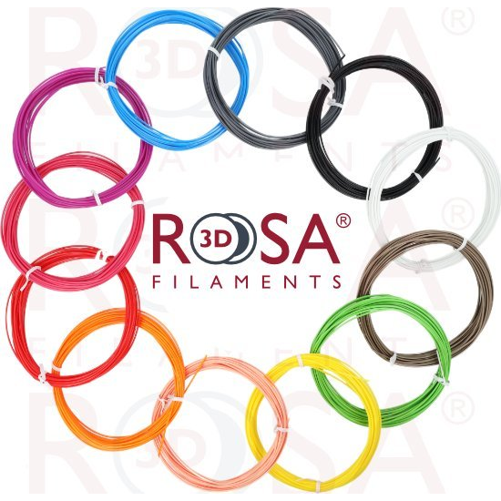  ROSA3D Filament ROSA3D PEN PACK PLA 12 basic colours x 10m