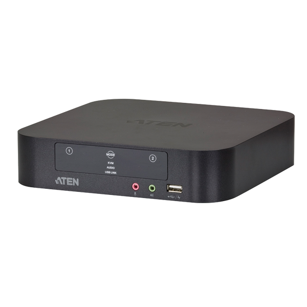 ATEN CS1942 switch-uri pentru tastatură, mouse și monitor (KVM) Raft pentru montat echipamente Negru