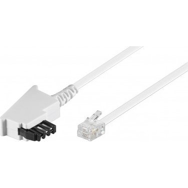  Goobay Kabel przyłączeniowy TAE-F (uniwersalny układ styków) - Długość kabla 6 m