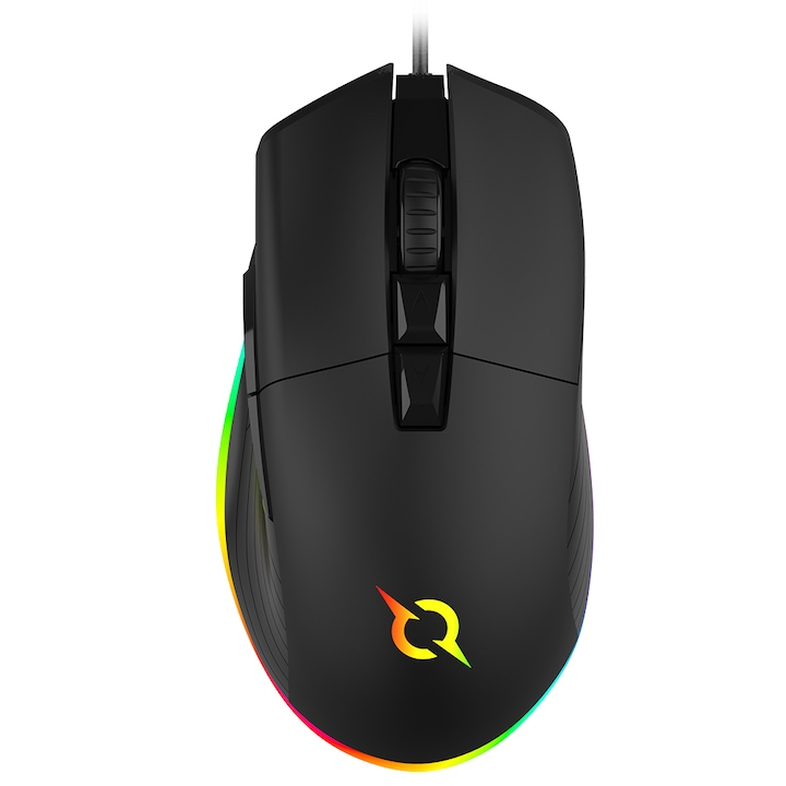 Aqirys Acrux 10000 DPI Vezetékes Gaming Egér - Fekete (AQRYS_ACRUX)