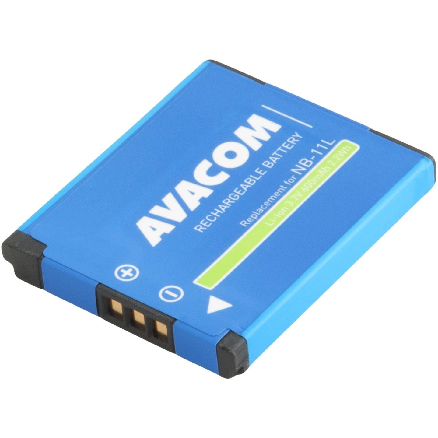 AVACOM akku Canon NB-11L NB-11LH helyett Li-Ion 3,7 V 600 mAh 2,2 Wh NEW (DICA-NB11-B600)