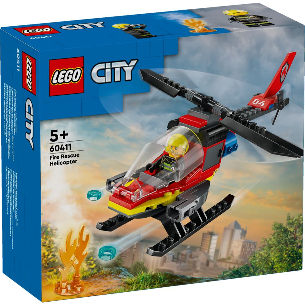 LEGO City 60411 Hasičský záchranný vrtulník (60411)
