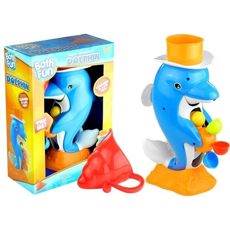 Lean Toys Delfin Futópadok Játék A Fürdőmedence Szökőkútjához (3500)