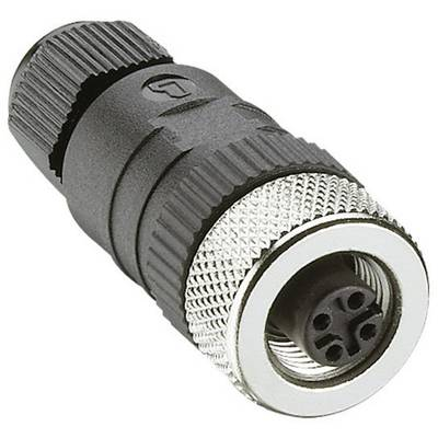 Lumberg Automation 108651 Érzékelő-/működtető összekötő, konfekcionálatlan M12 Csatlakozóaljzat, egyenes Pólusszám: 5 1 db (108651)