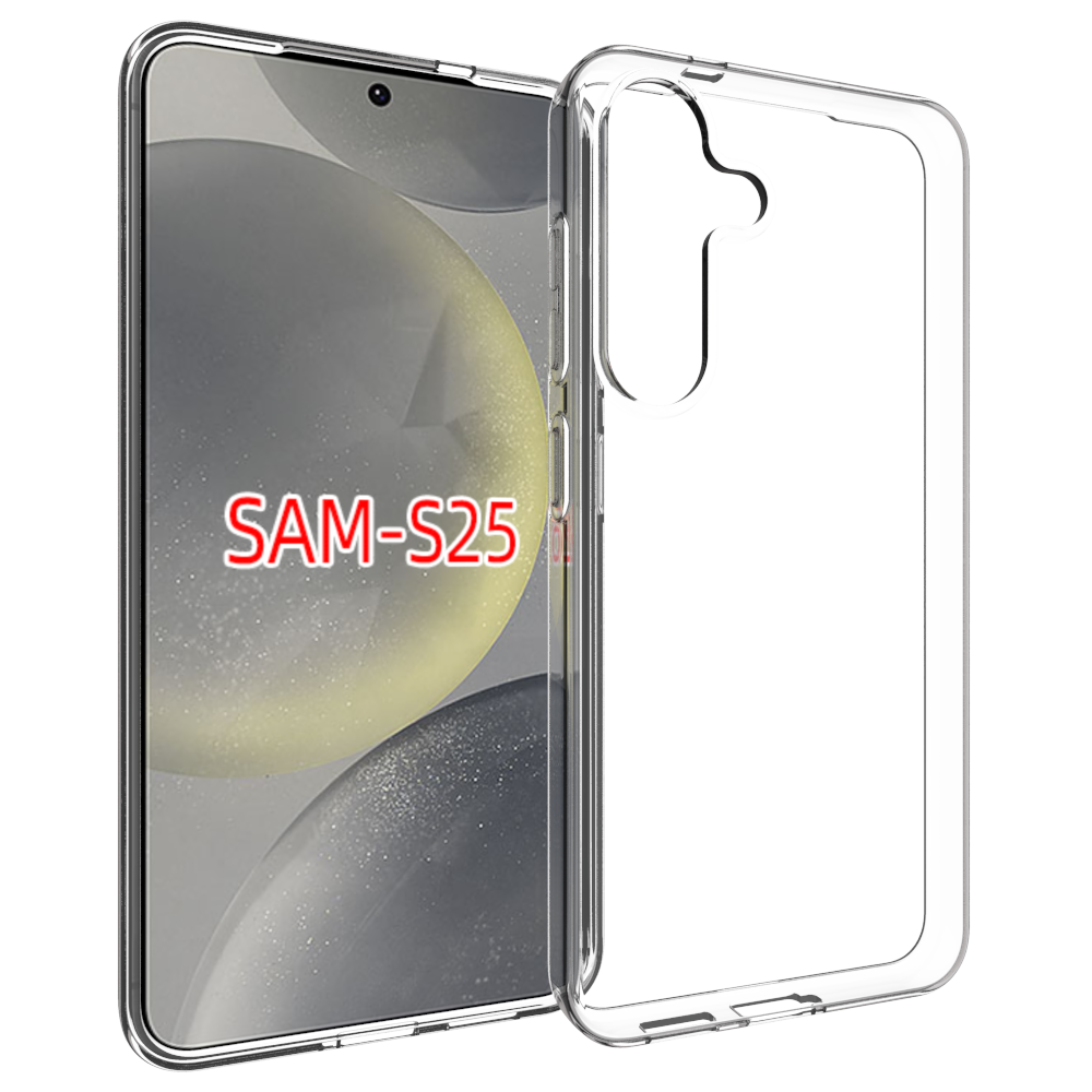 Cellect Samsung Galaxy S25 Hátlapvédő Szilikon Telefontok - Átlátszó (5999112886006)