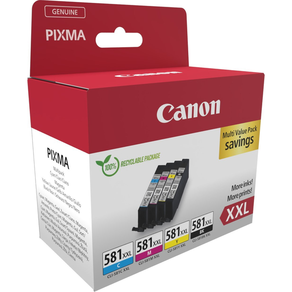 Canon 1998C006 cartuccia d'inchiostro 4 pz Originale Nero, Ciano, Magenta, Giallo