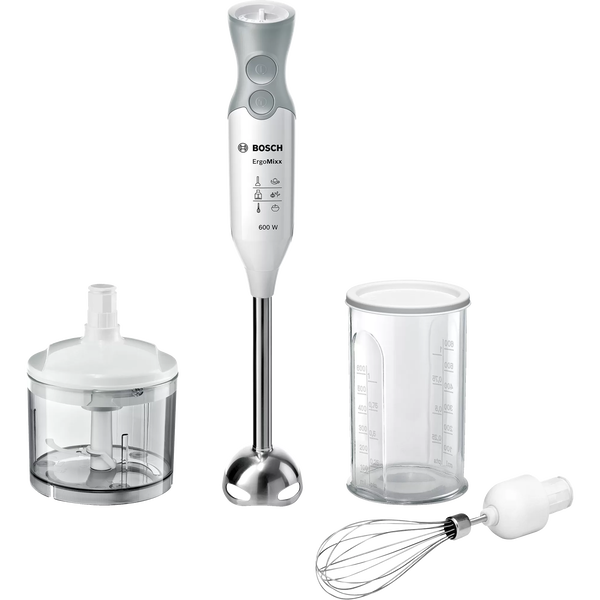 Bosch MSM66150 turmixgép Merülő mixer 600 W Ezüst, Fehér