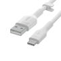 Belkin BOOST↑CHARGE Flex USB kábel 1 m USB 2.0 USB A USB C Biela