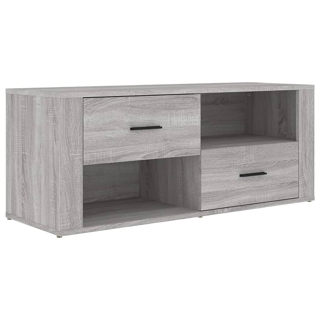 szürke sonoma színű szerelt fa TV-szekrény 100 x 35 x 40 cm (823105)