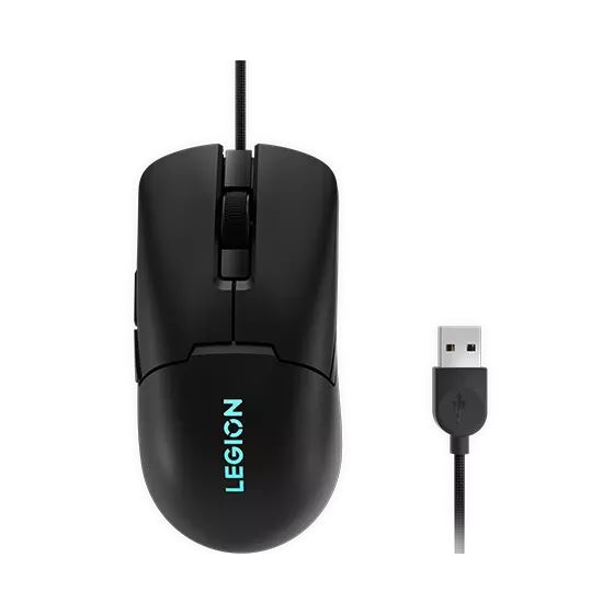 Lenovo MICE_BO Legion M300s Mouse-Black мишка USB Тип-A Оптически 8000 DPI