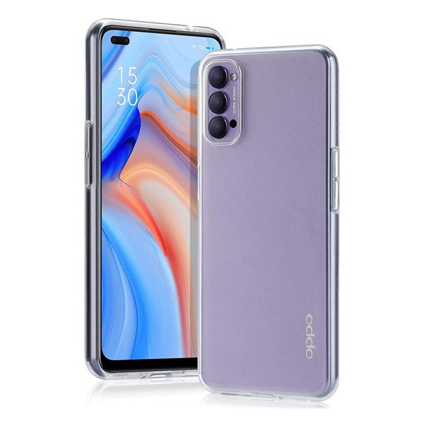 Szilikon telefonvédő (ultravékony) ÁTLÁTSZÓ [Oppo Reno 4 Pro 5G] (5996591072791)