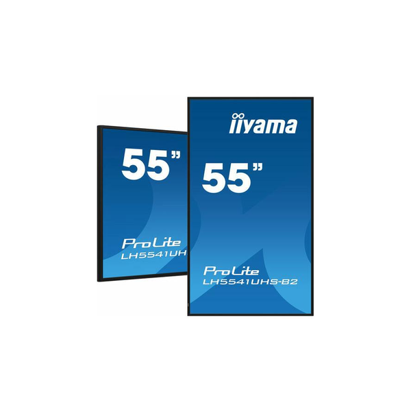 iiyama LH5541UHS-B2 visualizzatore di messaggi Design chiosco 138,7 cm (54.6") LCD 500 cd/m² 4K Ultra HD Nero Processore integrato 18/7