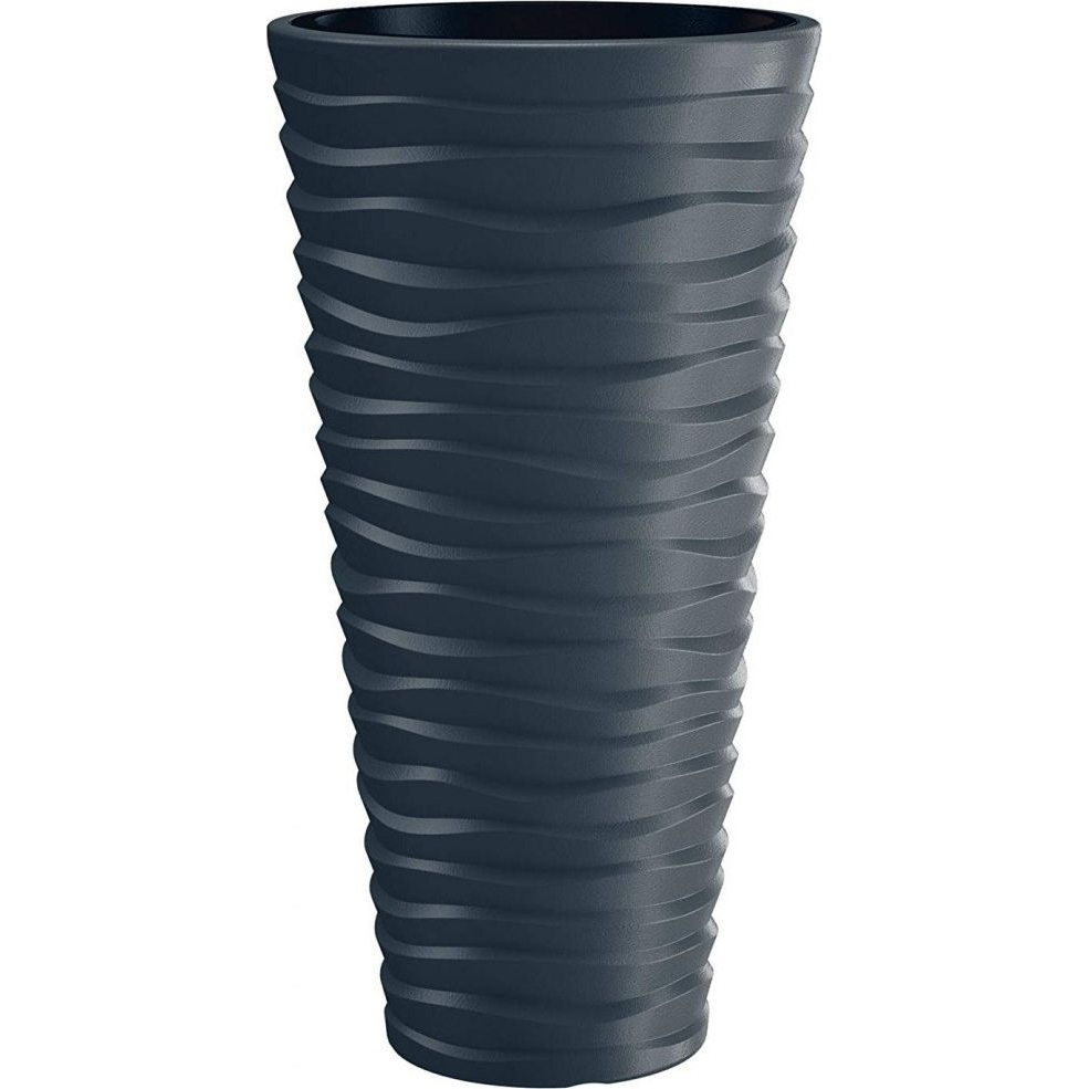 Prosperplast SAND SLIM virágcserép antracit 39 cm (CEN-66511)