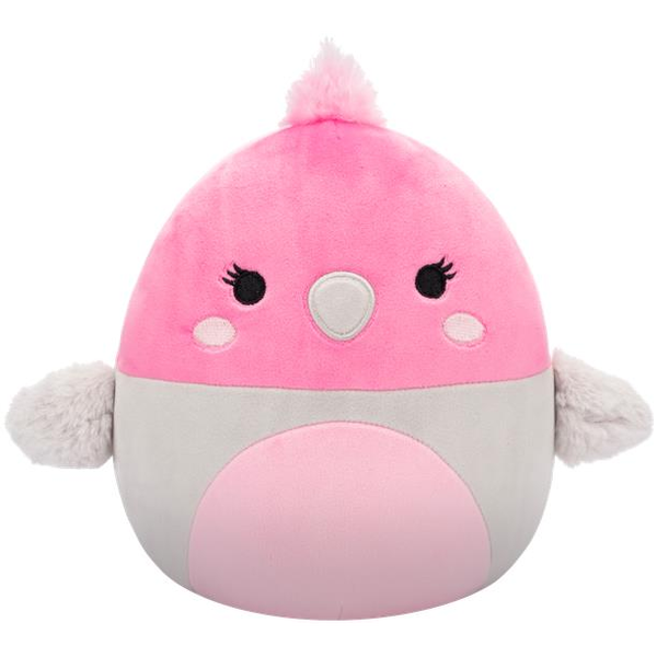 Плюшена играчка Squishmallows, 19 см, Jayla, розово/сиво