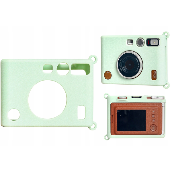 Futerał Etui Pokrowiec Case Silikon Fuji Fujifilm Instax Mini Evo / Zielony