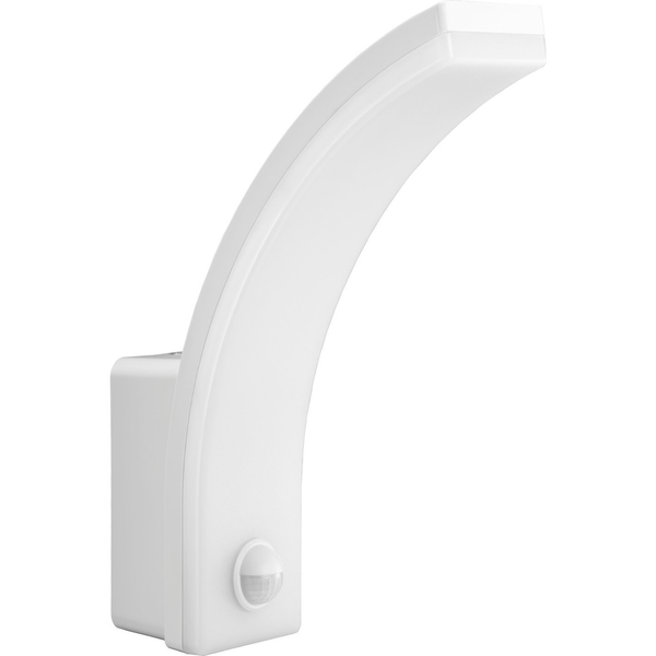 Maclean Mce512 W Aplique Led Con Sensor De Movimiento Y Crepuscular, Iluminación De Pared Para Interior Y Exterior, Lámpara 20w, Ip65 Resistente Al Agua, 2000lm, Blanco Neutro 4000k (blanco)