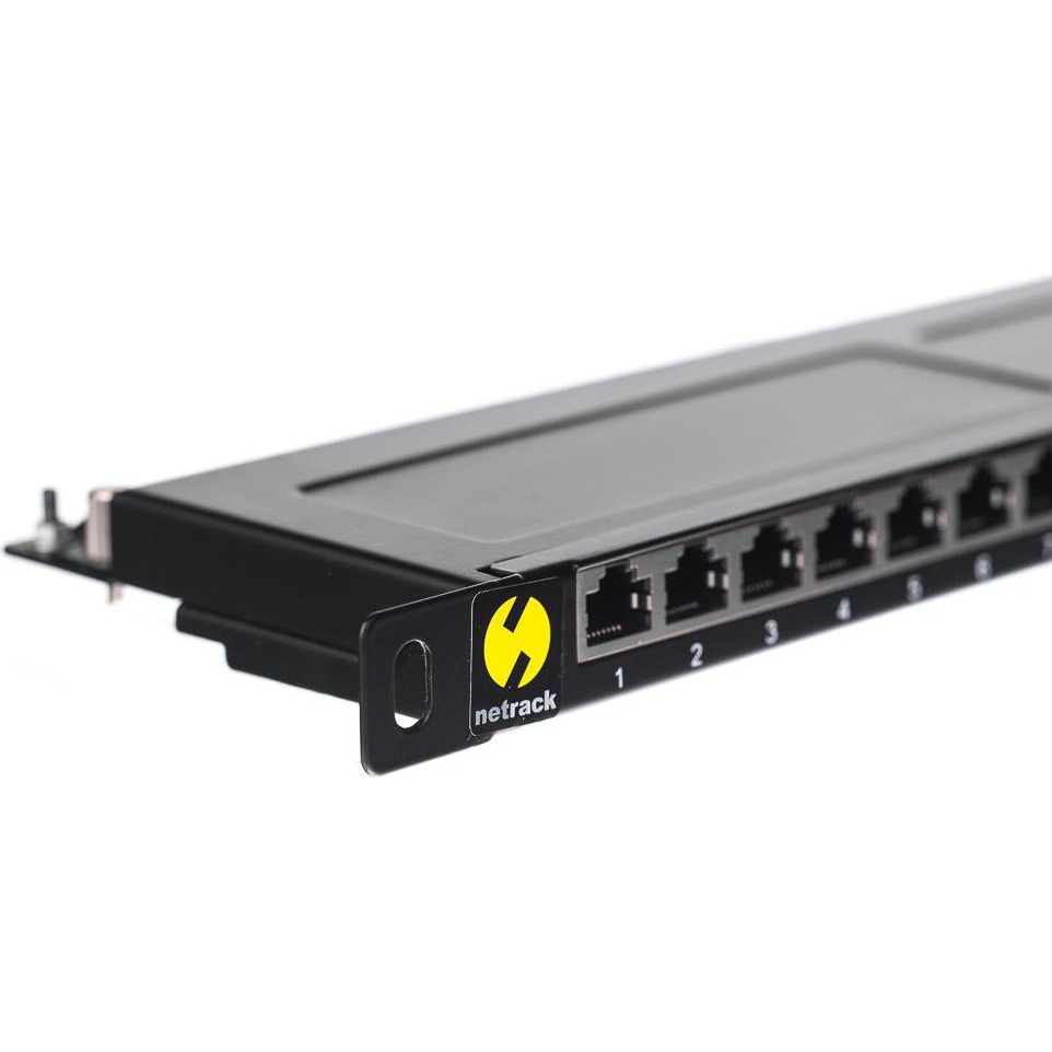Netrack patch panel 24 port 0.5U 19