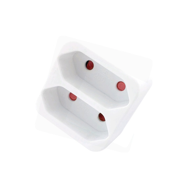 Entac EPAG-2E 250V Elosztó 2 aljzatos - Fehér (EPAG-2E)